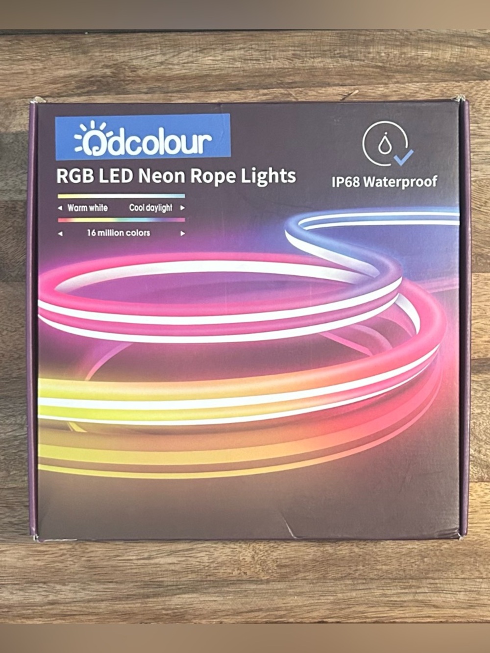 odcolour RGB LED Neon Rope Lights - Multi Color. 50 ft.